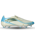 adidas F50 Messi Elite FG Soccer Cleats (Ivory/Blue Elite)