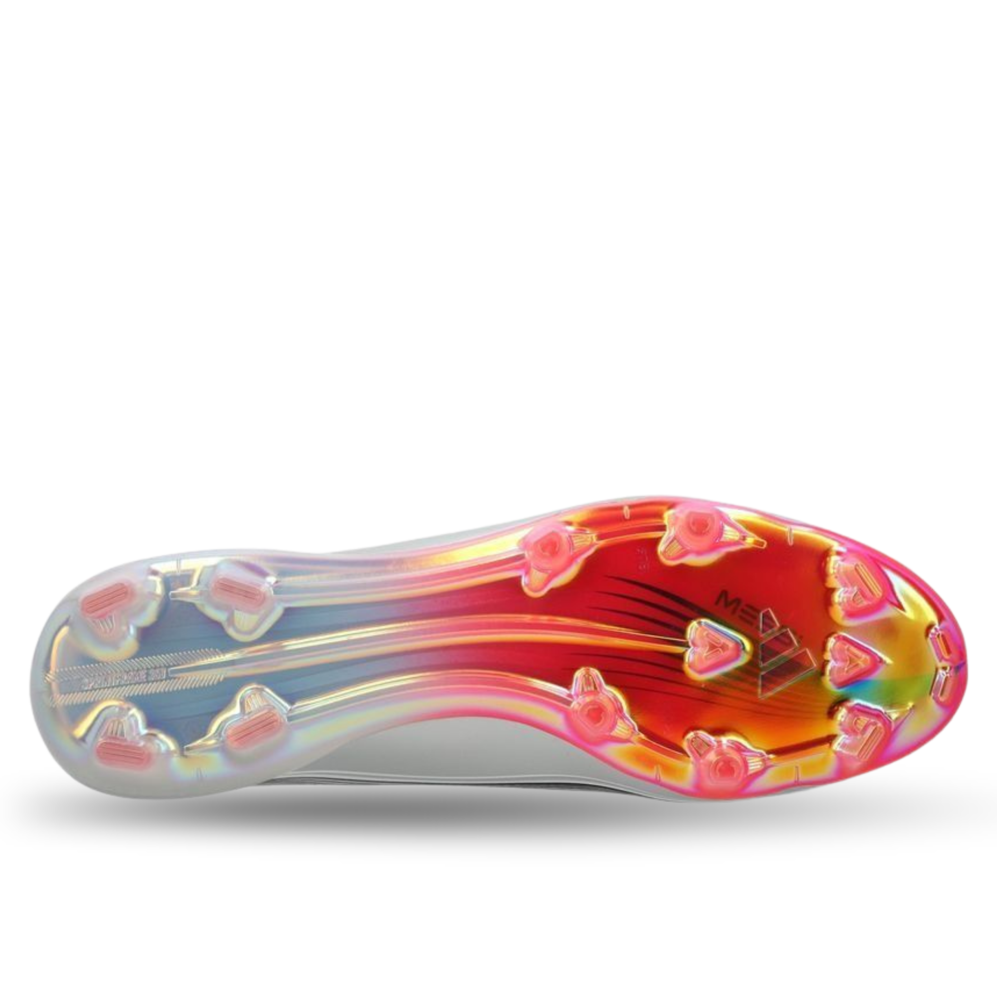 adidas F50 Messi Elite FG Soccer Cleats (White/Lucid Red/Silver Metall