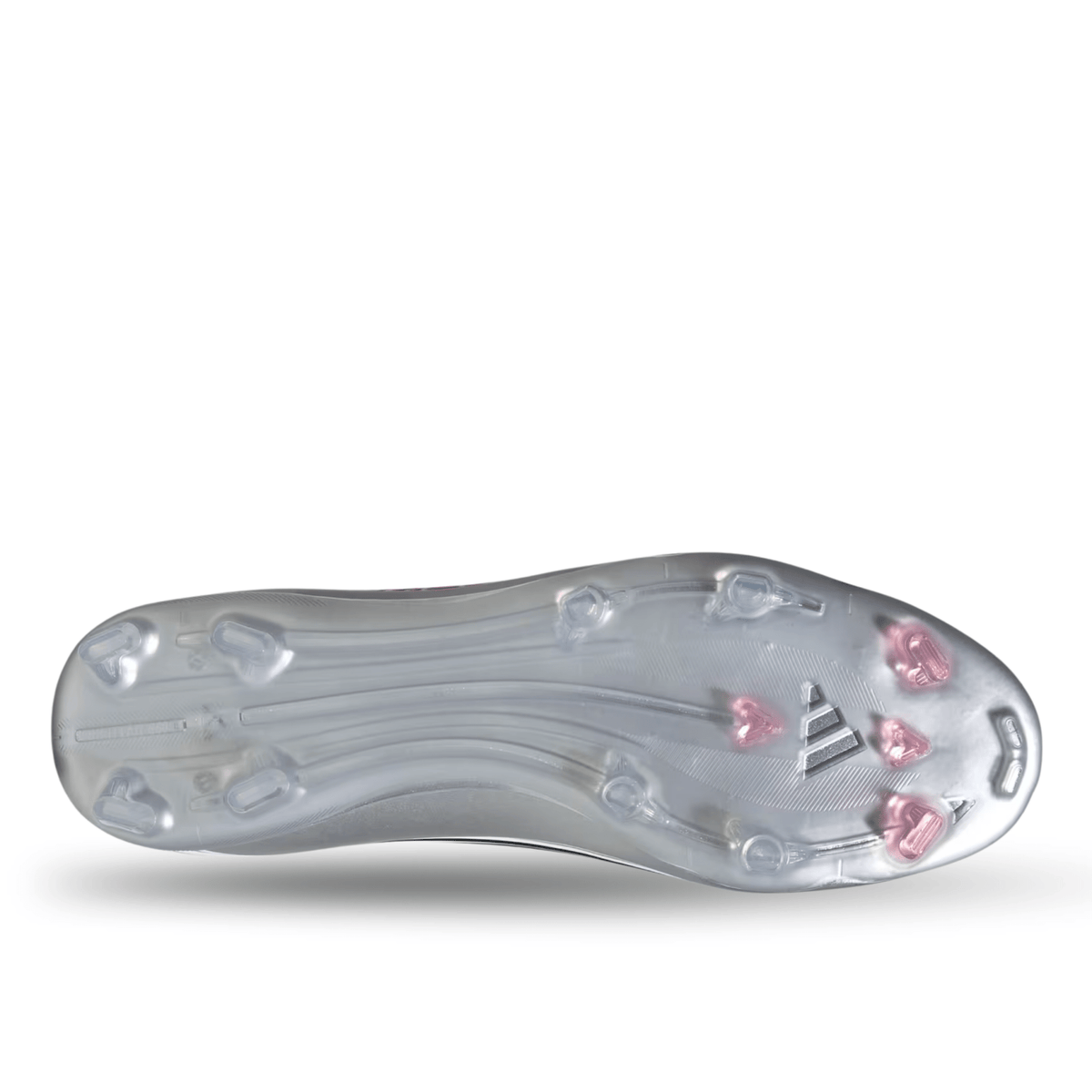 adidas F50 Messi League FG/MG Soccer Cleats (White/Lucid Red/Silver Metallic) | SoccerWearhouse