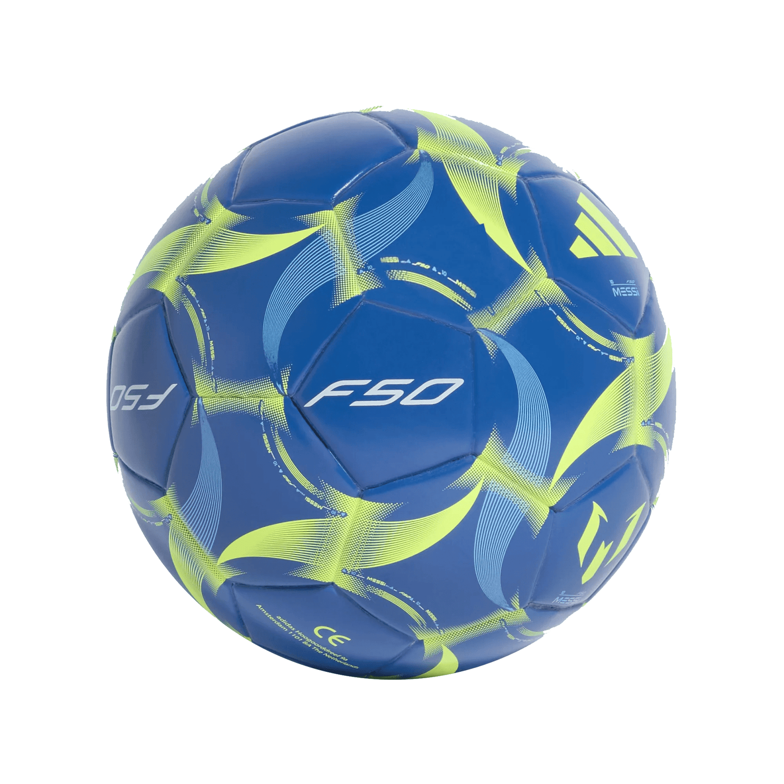 adidas F50 Messi Mini Ball (Royal Blue/Yellow) | SoccerWearhouse