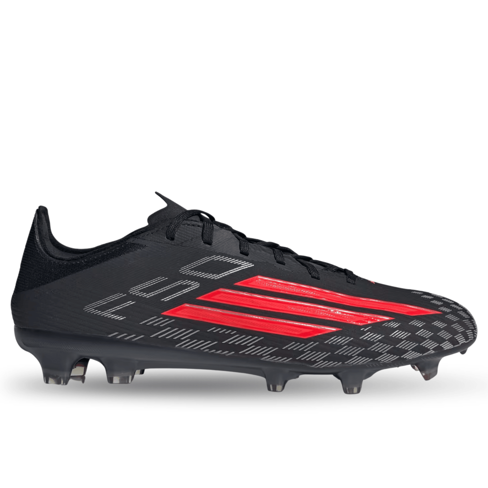 adidas F50 Pro FG Soccer Cleats (Black/Lucid Red) | SoccerWearhouse