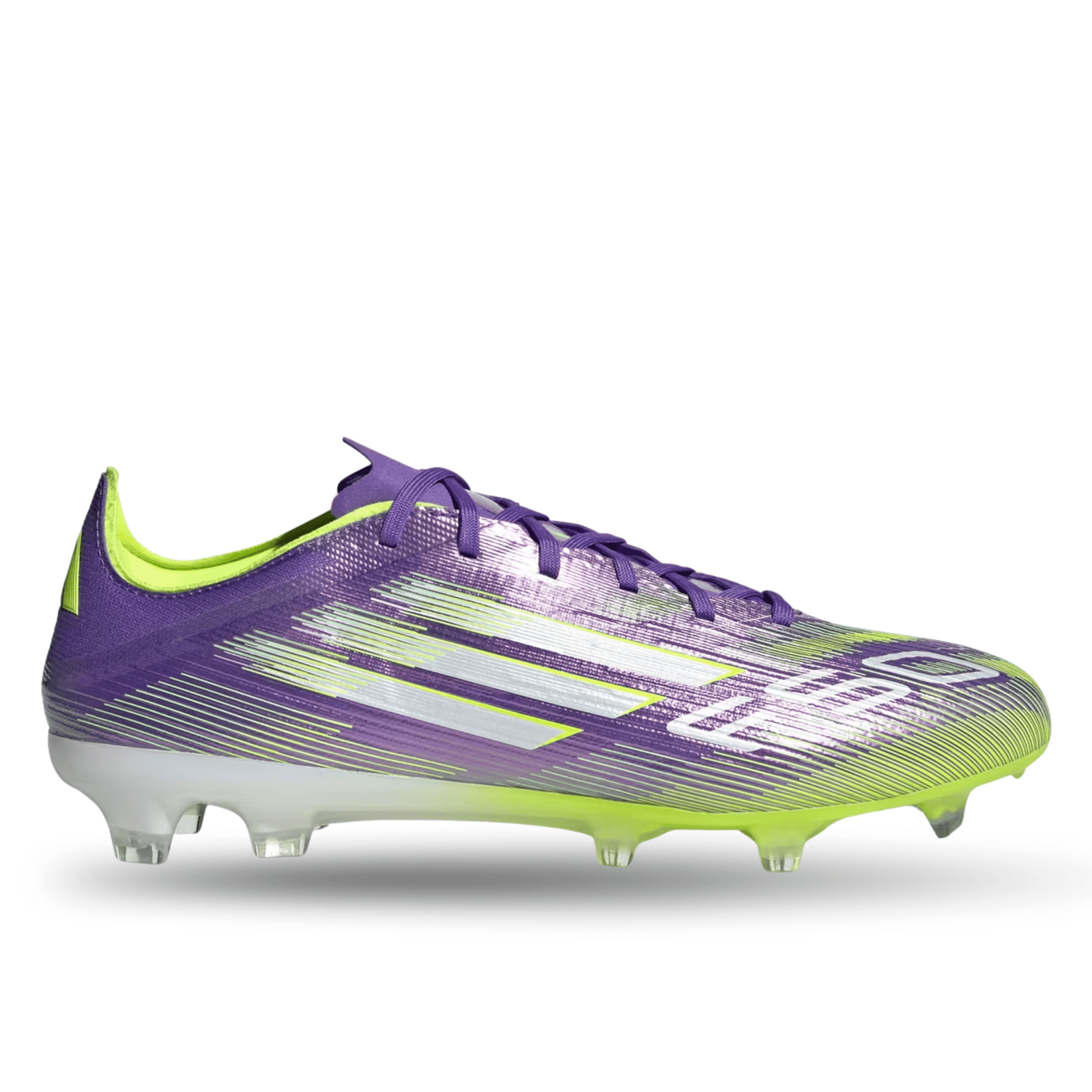 adidas F50 Pro FG Soccer Cleats (Purple Rush/Lucid Lemon) | SoccerWearhouse