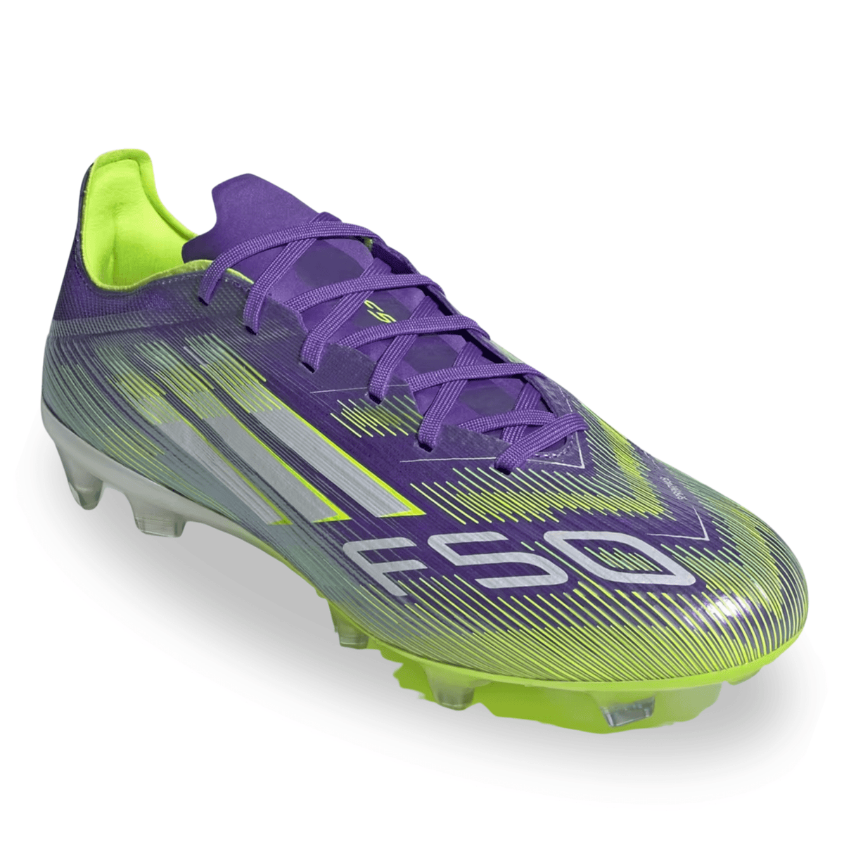 adidas F50 Pro FG Soccer Cleats (Purple Rush/Lucid Lemon) | SoccerWearhouse