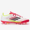 adidas F50 Pro FG Soccer Cleats (White/Black/Yellow)
