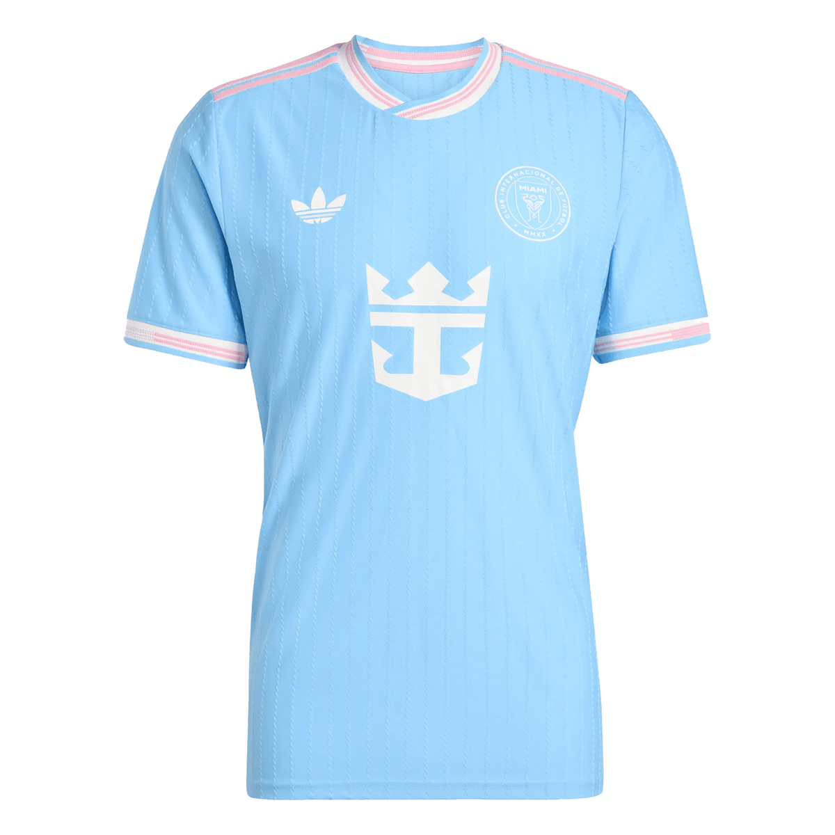 adidas Falcon Inter Miami Authentic Third Jersey 25/26 (Blue/Pink) | SoccerWearhouse