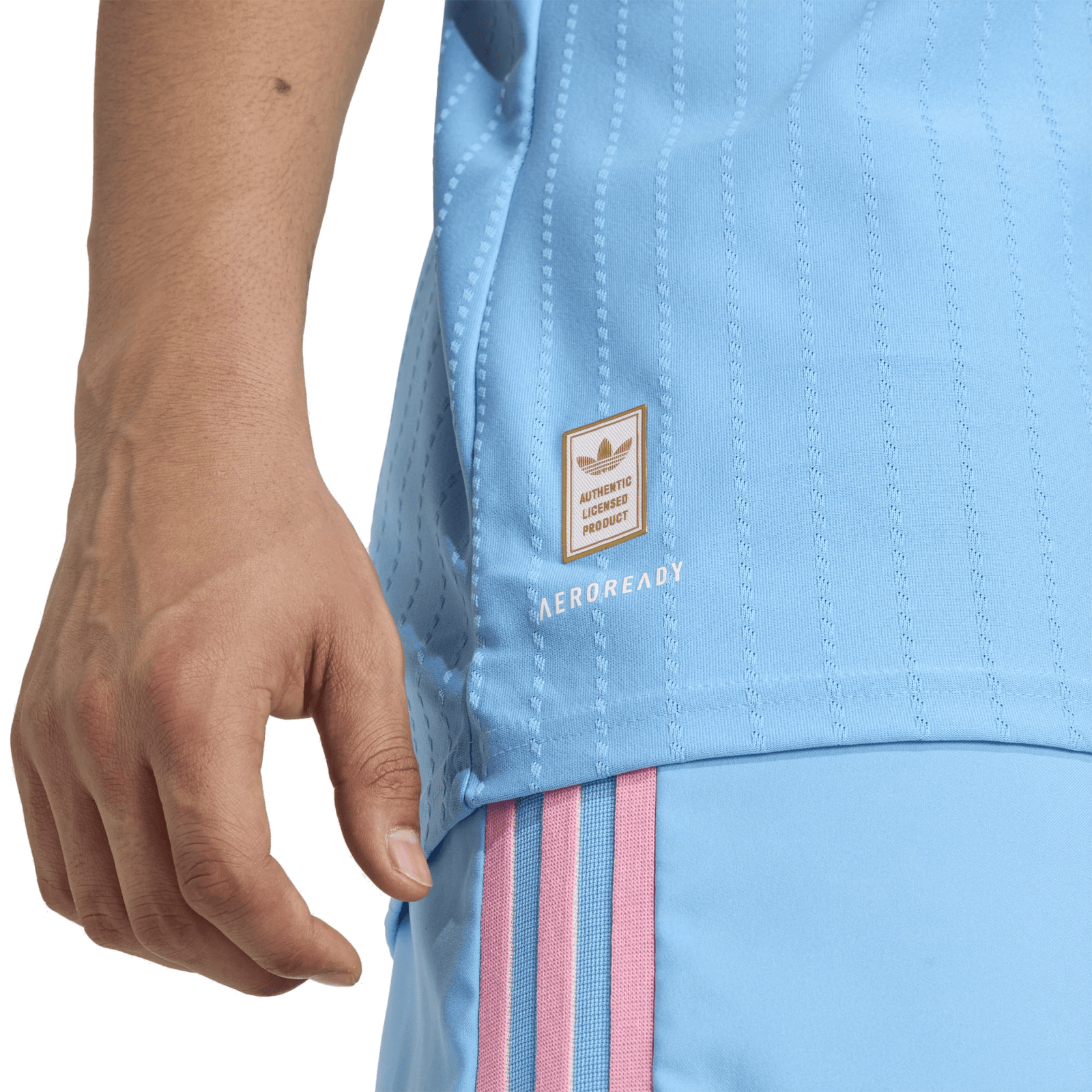 adidas Falcon Inter Miami Authentic Third Jersey 25/26 (Blue/Pink) | SoccerWearhouse