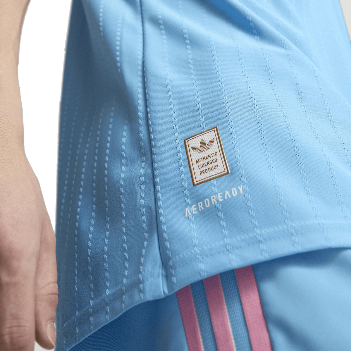 adidas Falcon Inter Miami Authentic Third Jersey 25/26 (Blue/Pink) | SoccerWearhouse