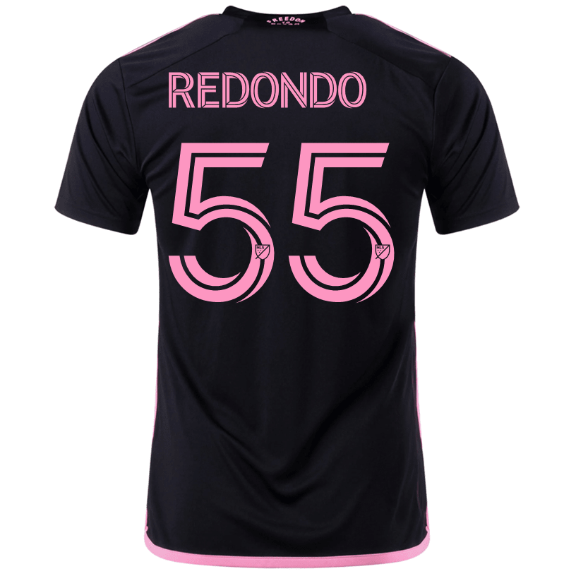 adidas Federico Redondo Inter Miami Away Jersey 23/24 (Black/True Pink) | SoccerWearhouse