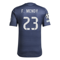 adidas Ferland Mendy Real Madrid Authentic Away Jersey 25/26 w/ Champions League Patches (Legend Ink