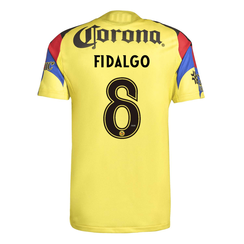 adidas Fidalgo Men's Club America 25/26 Authentic Home Jersey (Yellow) | SoccerWearhouse