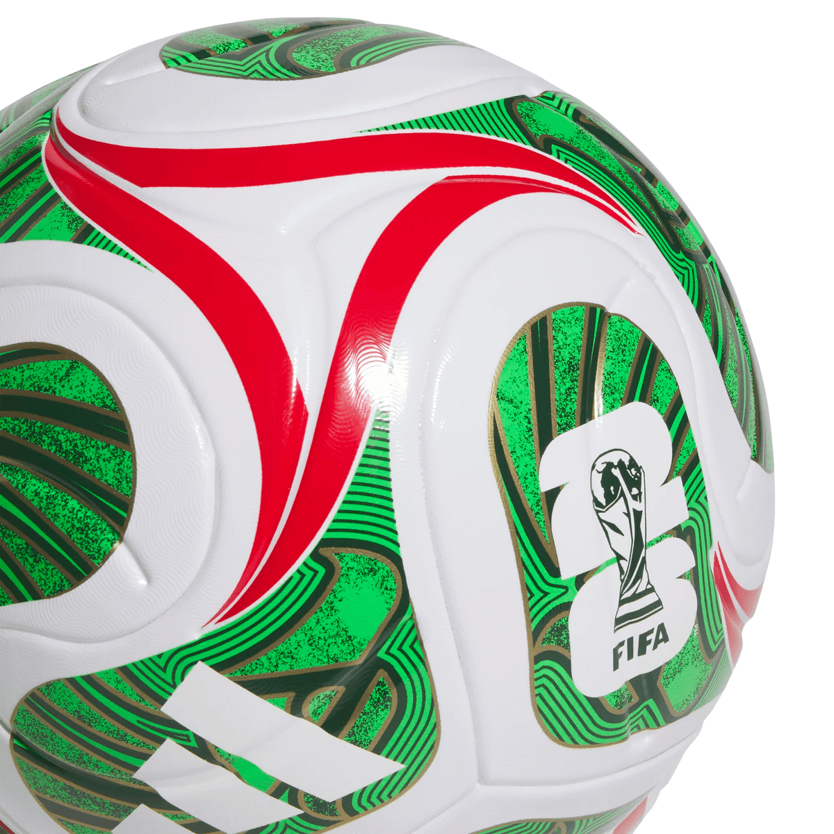 adidas FIFA World Cup 2026 Mexico Trionda League Top Ball (White/Red/Green) | SoccerWearhouse