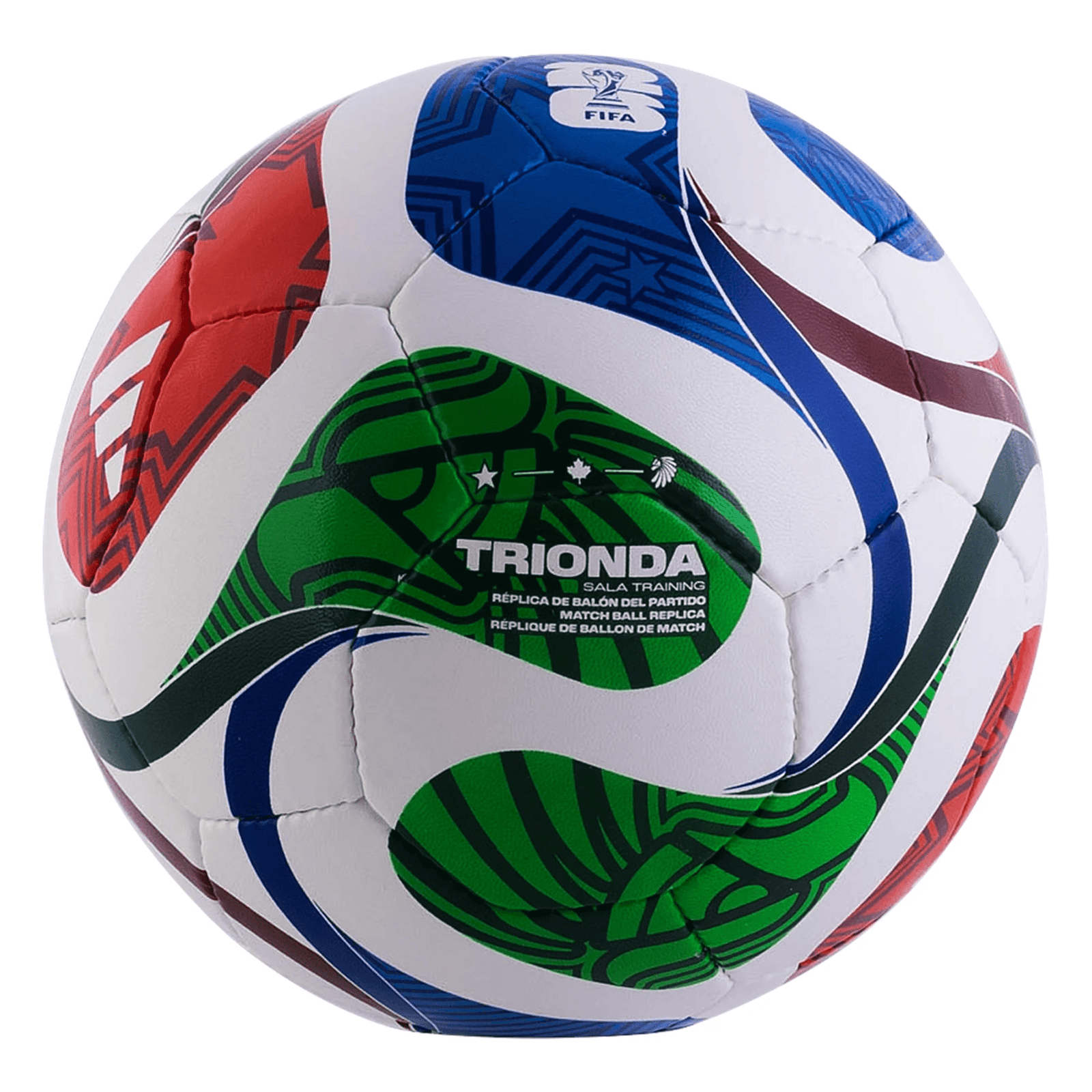 adidas FIFA World Cup 2026 Trionda Futsal Ball (White/Red/Blue/Green) | SoccerWearhouse