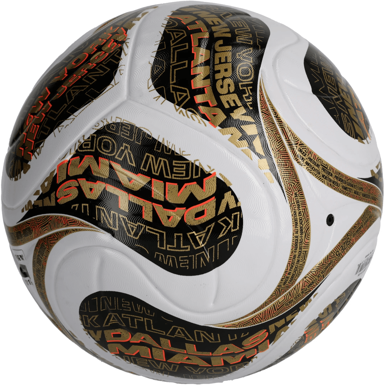 adidas FIFA World Cup 26 Trionda Finals League Top Ball (White/Black/Gold) | SoccerWearhouse