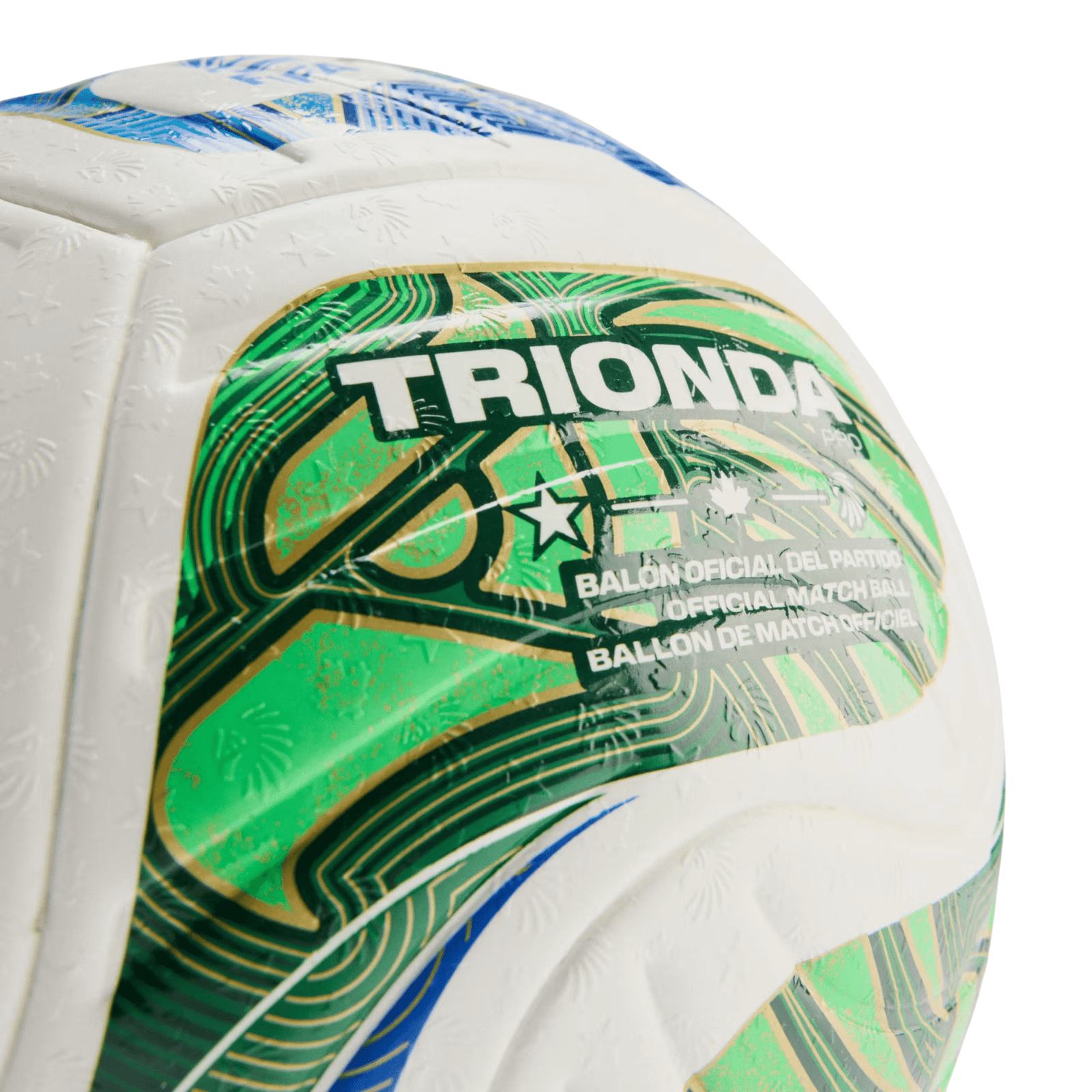 adidas FIFA World Cup 26 Trionda Pro OMB Soccer Ball (White/Red/Blue/Green) | SoccerWearhouse