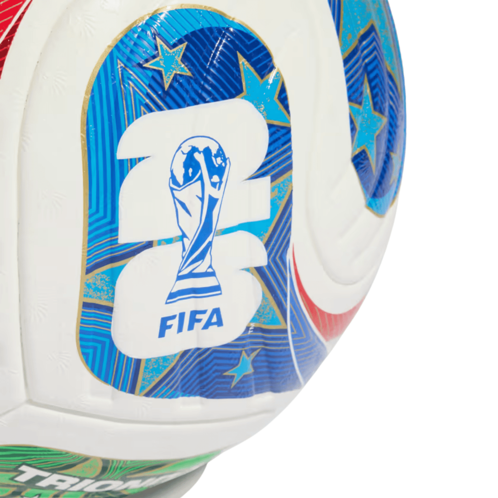 adidas FIFA World Cup 26 Trionda Pro OMB Soccer Ball (White/Red/Blue/Green) | SoccerWearhouse