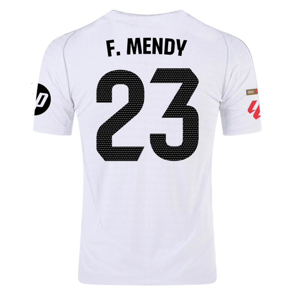 adidas F.Mendy Real Madrid Authentic Home Jersey w/ La Liga Patches 24