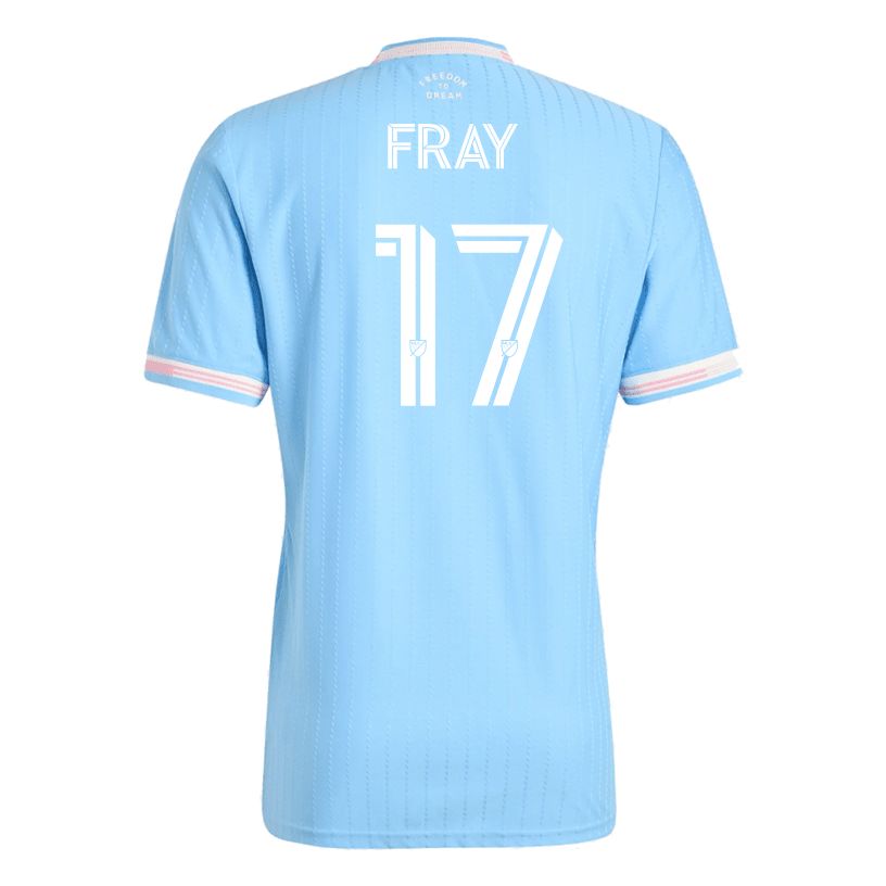adidas Fray Inter Miami Authentic Third Jersey 25/26 (Blue/Pink) | SoccerWearhouse