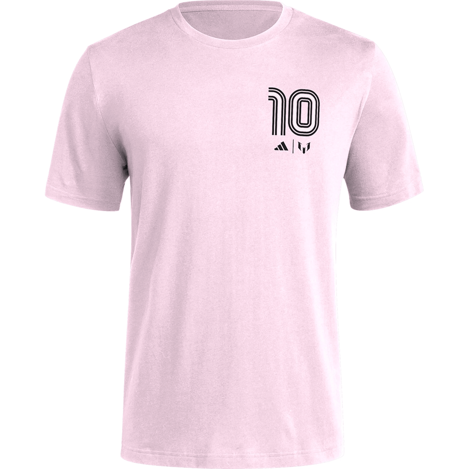 adidas Fresh Messi T-Shirt (True Pink) | SoccerWearhouse