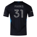 adidas George Marks Charlotte FC Authentic Away Jersey 25/26 (Black)