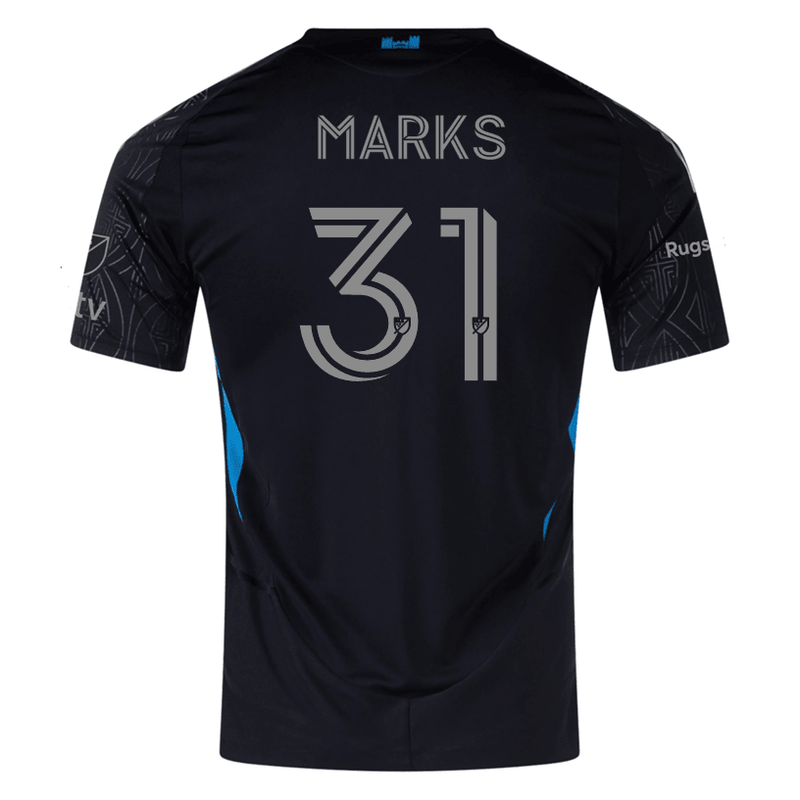 adidas George Marks Charlotte FC Authentic Away Jersey 25/26 (Black)
