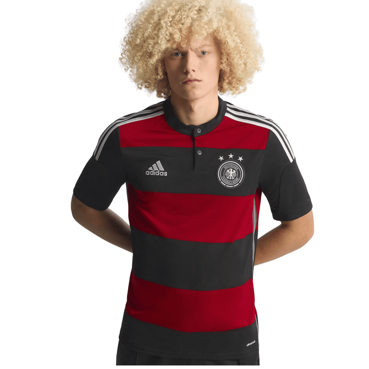 adidas Germany 2014 Away Jersey (Black/Red) | SoccerWearhouse