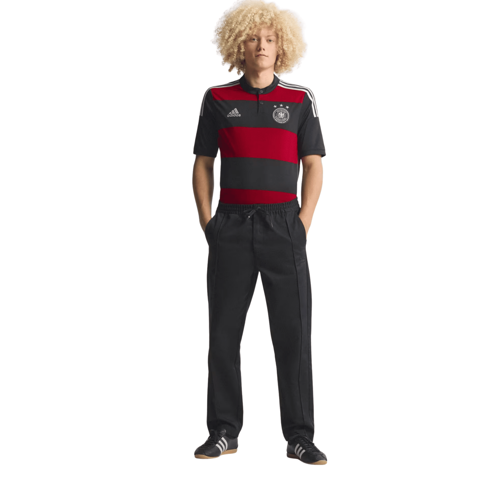 adidas Germany 2014 Away Jersey (Black/Red) | SoccerWearhouse