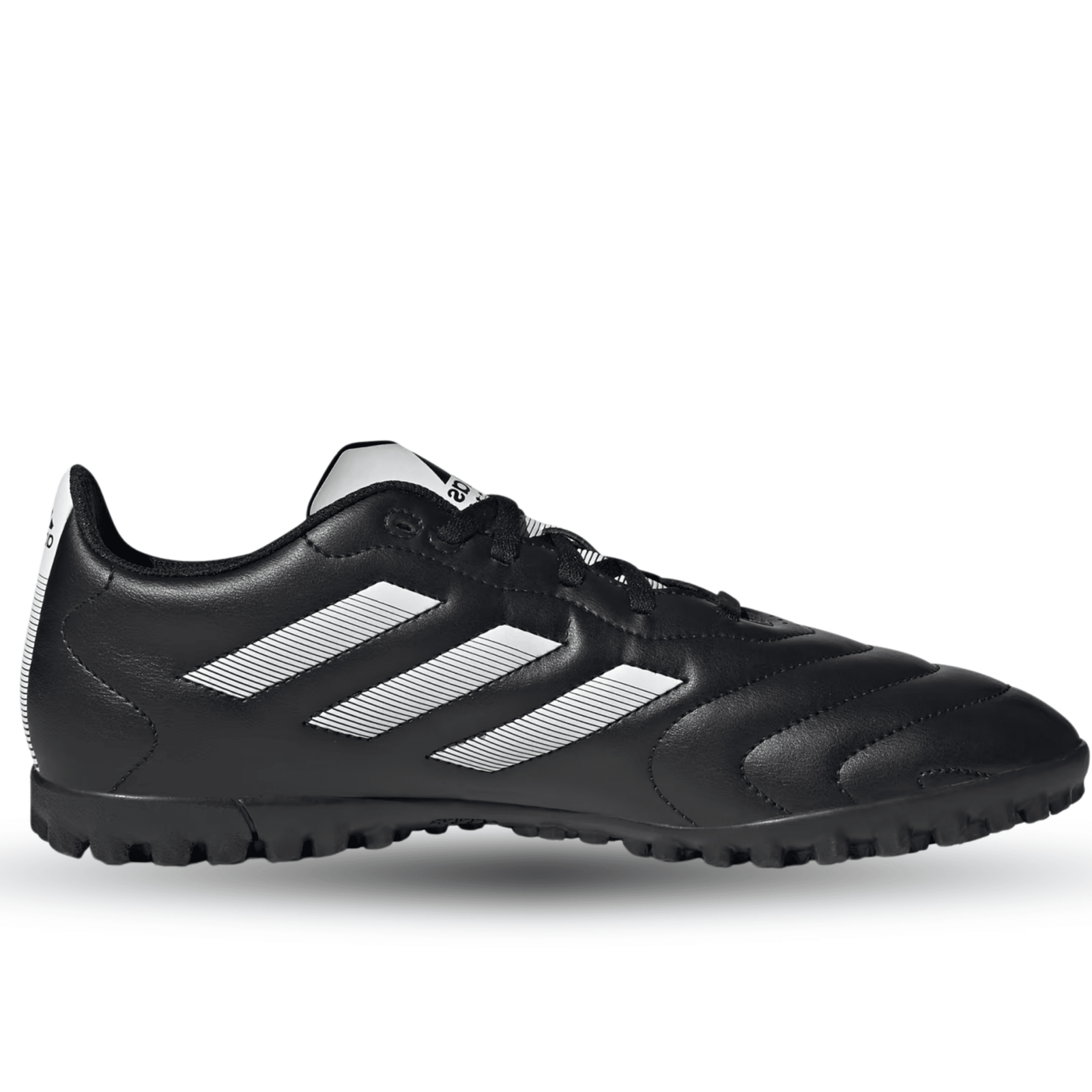 adidas Goletto VIII TF Artificial Turf Soccer Shoes (Black/White) | SoccerWearhouse