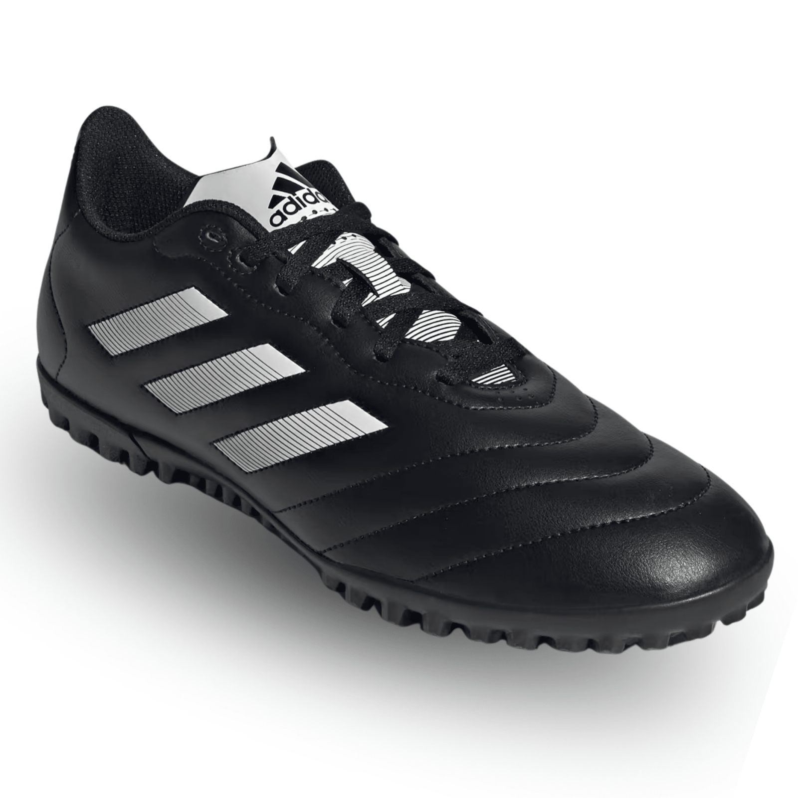 adidas Goletto VIII TF Artificial Turf Soccer Shoes (Black/White) | SoccerWearhouse