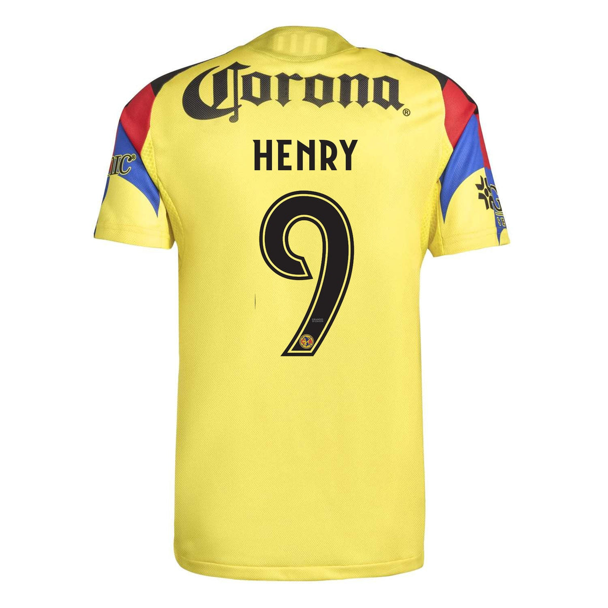 adidas Henry Men's Club America 25/26 Authentic Home Jersey (Yellow) | SoccerWearhouse