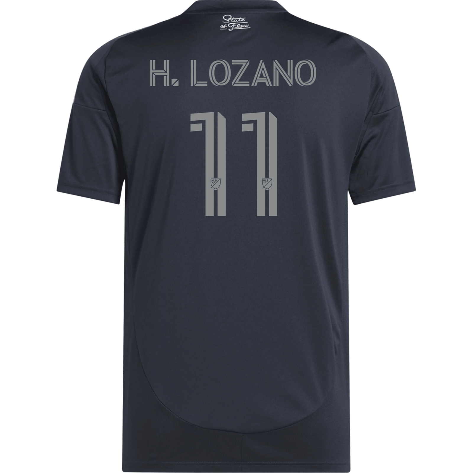 adidas Hirving Lozano San Diego FC Home Jersey w/ MLS + Apple TV Patches 25/26 (Night Navy) | SoccerWearhouse
