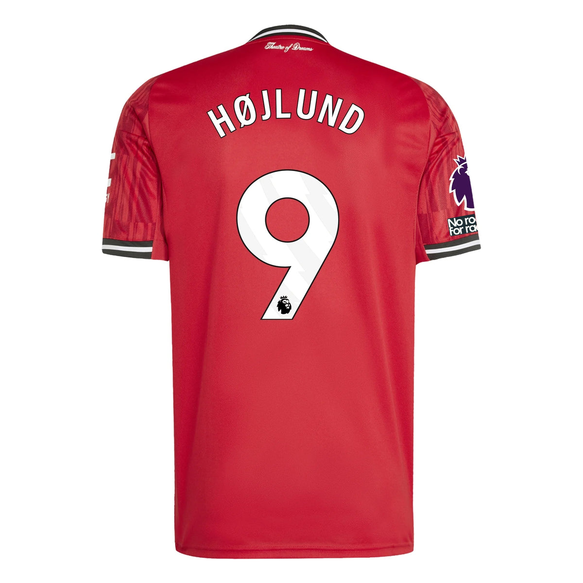 adidas Hojlund Men's Manchester United Home Jersey 25/26 w/ EPL + NRFR Patches (Red) | SoccerWearhouse