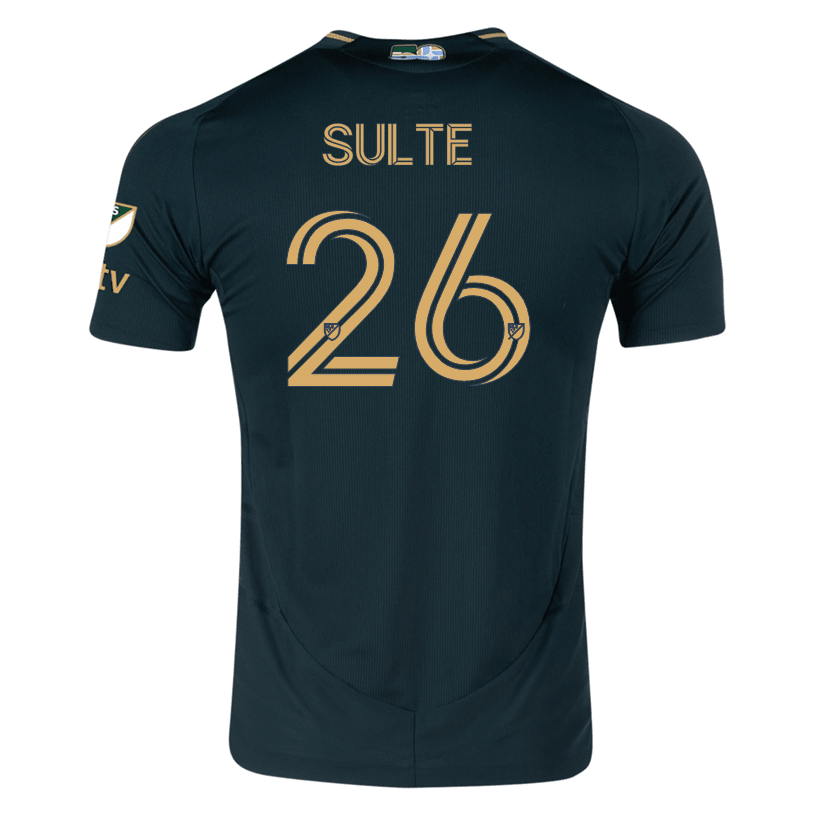 adidas Hunter Sulte Portland Timbers Authentic Home Jersey w/ MLS & Apple Patch 25/26 (Green/Gold) | SoccerWearhouse