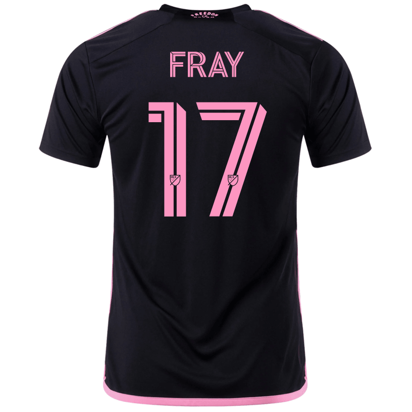 adidas Ian Fray Inter Miami Away Jersey 23/24 (Black/True Pink) | SoccerWearhouse