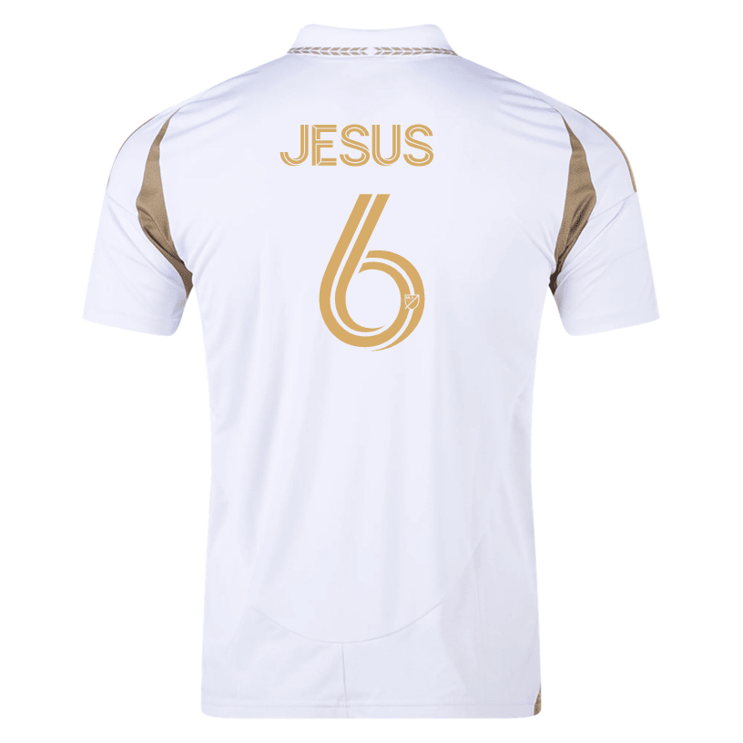 adidas Igor Jesus LAFC Away Jersey 25/26 (White/Gold) | SoccerWearhouse