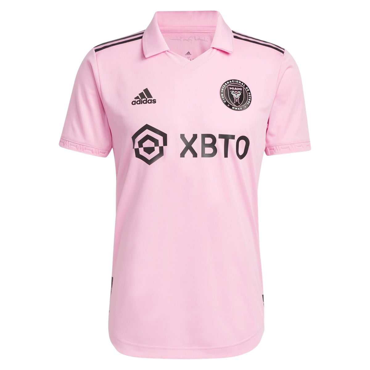 adidas Inter Miami Authentic Home Jersey 22/23 (True Pink/Black) | SoccerWearhouse