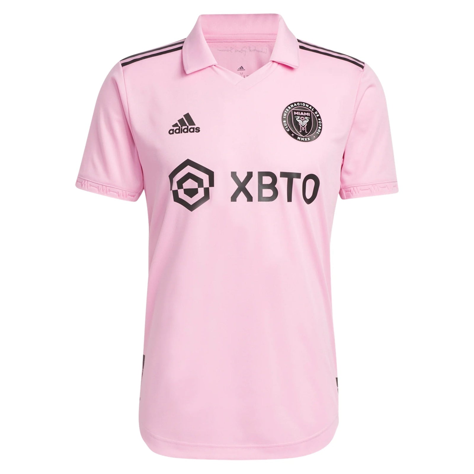adidas Inter Miami Authentic Home Jersey 22/23 (True Pink/Black) | SoccerWearhouse