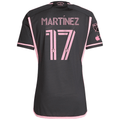 adidas Inter Miami Authentic Josef Martinez Royal Caribbean Away Jersey w/ MLS + Apple TV Patches 23/24 (Black/Bliss Pink)