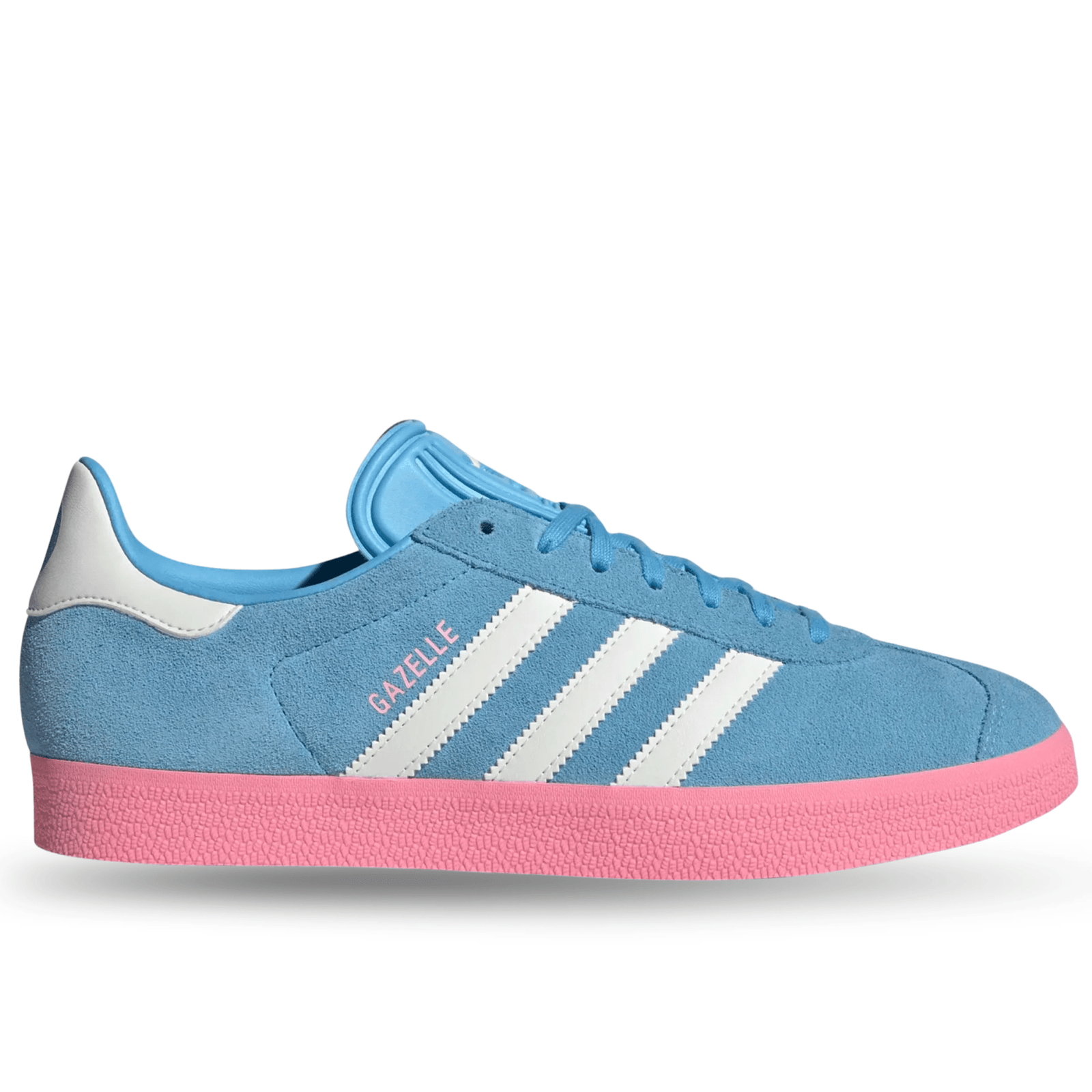 adidas Inter Miami Gazelle Indoor Soccer Shoes (Sky Blue/Pink) | SoccerWearhouse