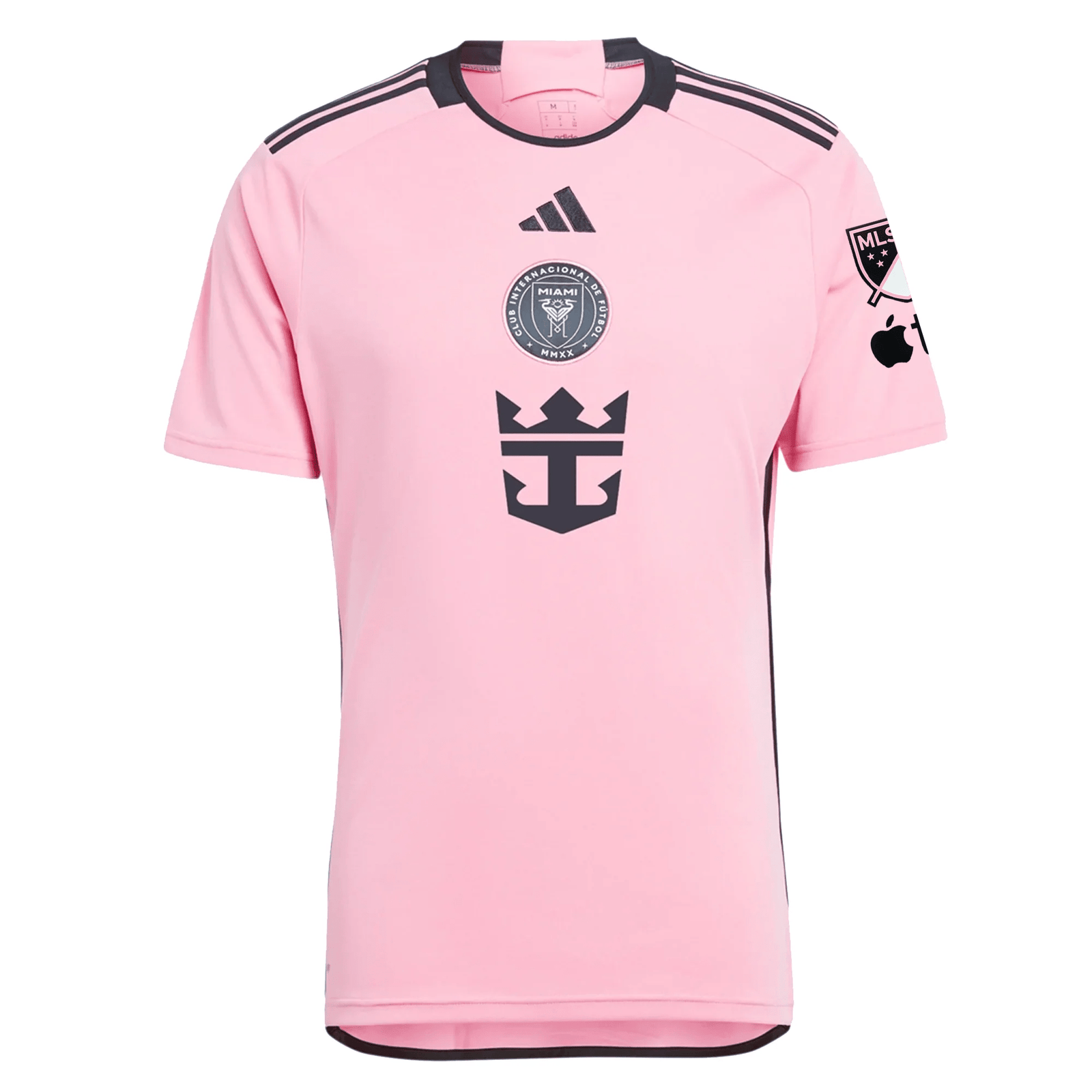 adidas Inter Miami Home Jersey w/ MLS + Apple TV Patches 24/25 (Easy Pink) | SoccerWearhouse