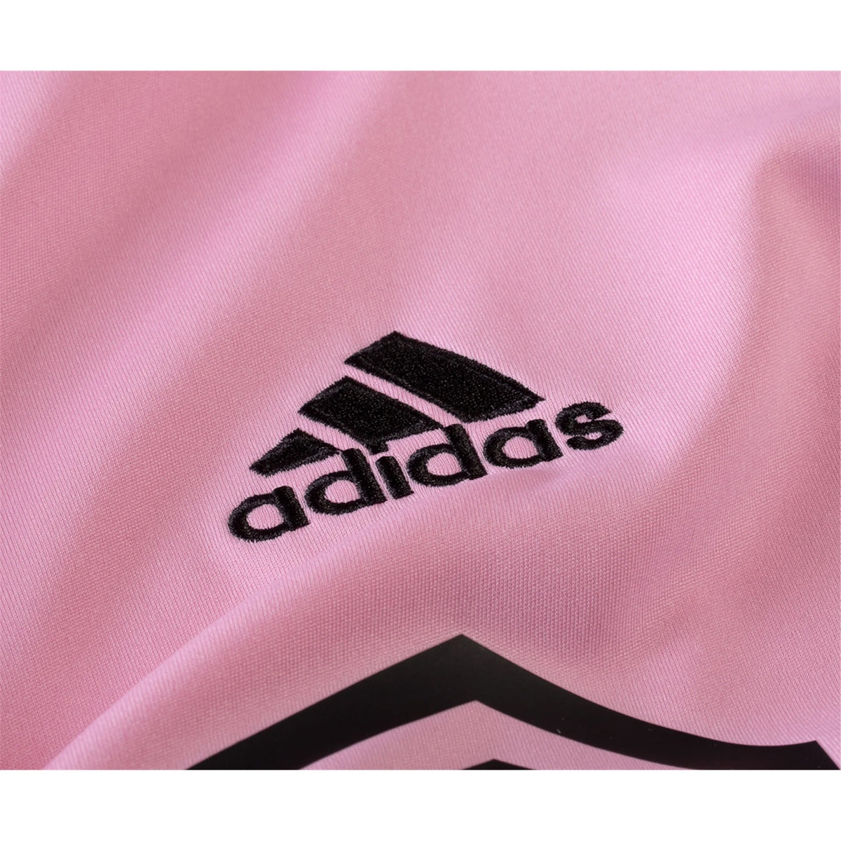 adidas Inter Miami Lionel Messi Home Jersey 23/24 w/ MLS + Leagues Cup Patch + Match Details (True Pink/Black) | SoccerWearhouse