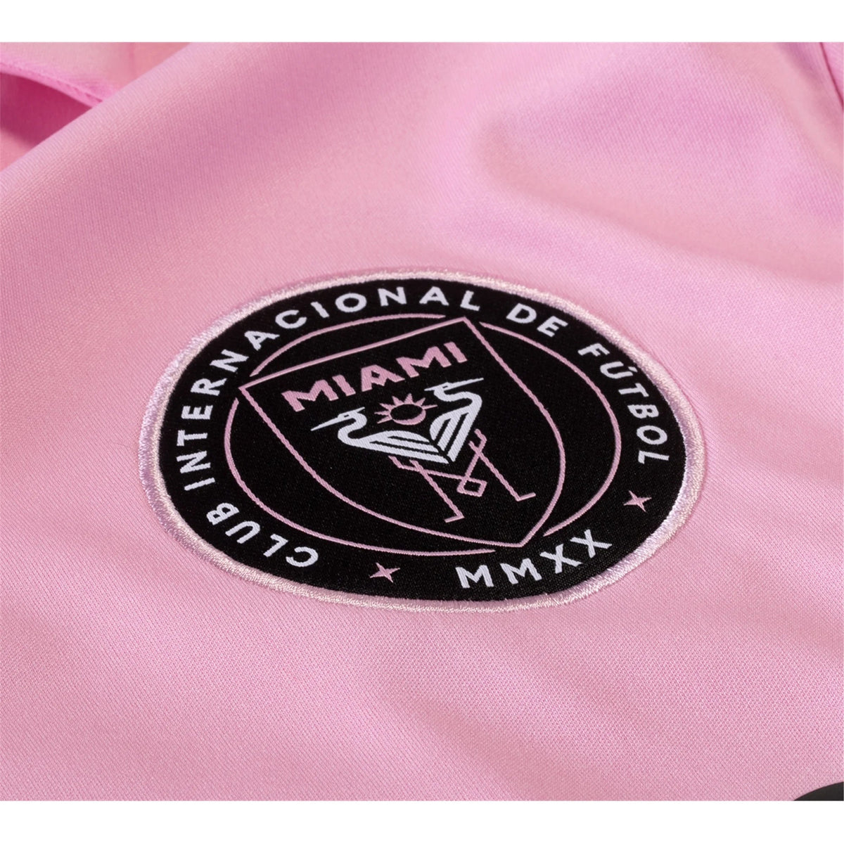 adidas Inter Miami Lionel Messi Home Jersey 23/24 w/ MLS + Leagues Cup Patch + Match Details (True Pink/Black) | SoccerWearhouse
