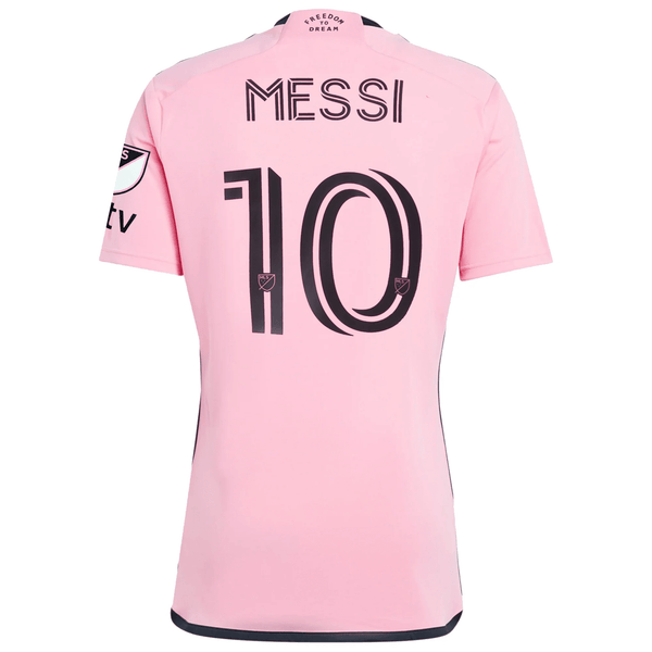 adidas Inter Miami Lionel Messi Royal Caribbean Home Jersey w/ MLS + A