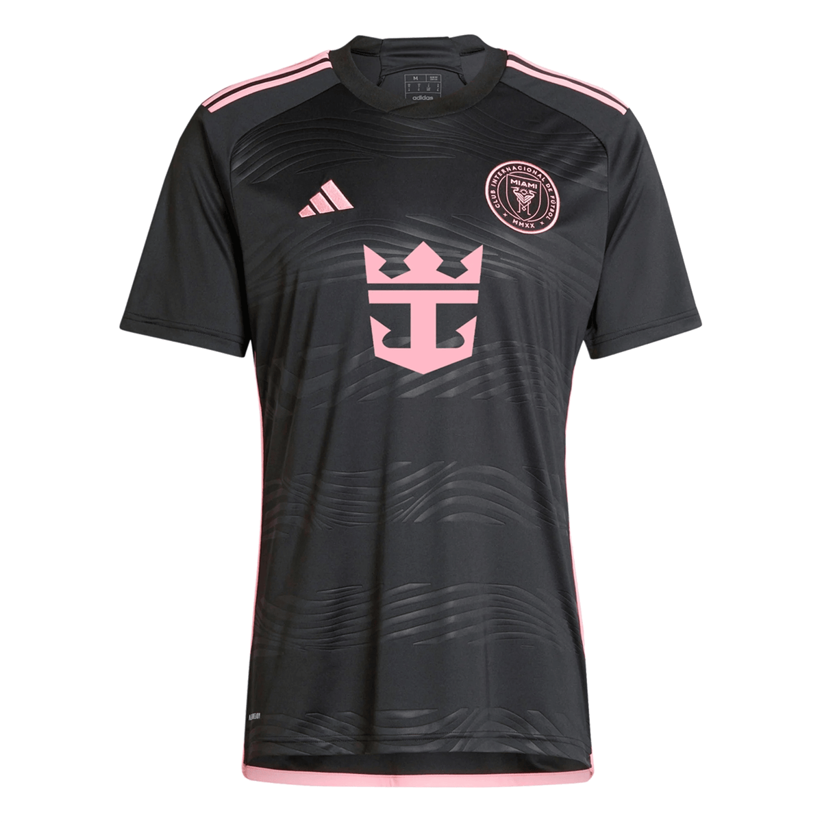 adidas Inter Miami Royal Caribbean Away Jersey 23/24 (Black/Bliss Pink) | SoccerWearhouse