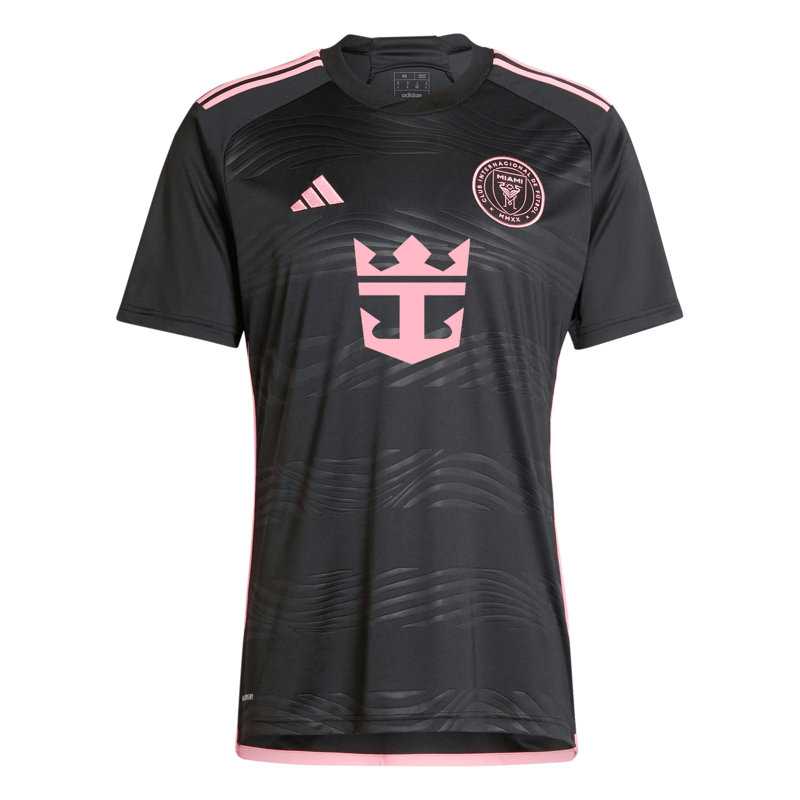 adidas Inter Miami Royal Caribbean Away Jersey 23/24 (Black/Bliss Pink) | SoccerWearhouse