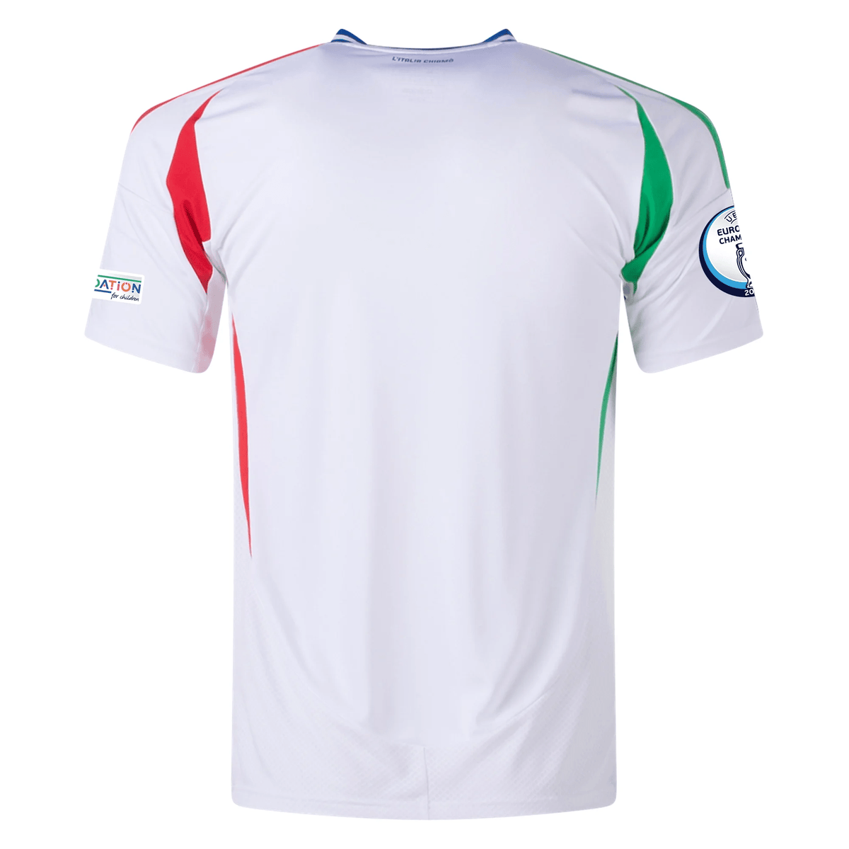 adidas Italy Away Jersey w/ Euro 2024 Patches 24/25 (Blue) | SoccerWearhouse