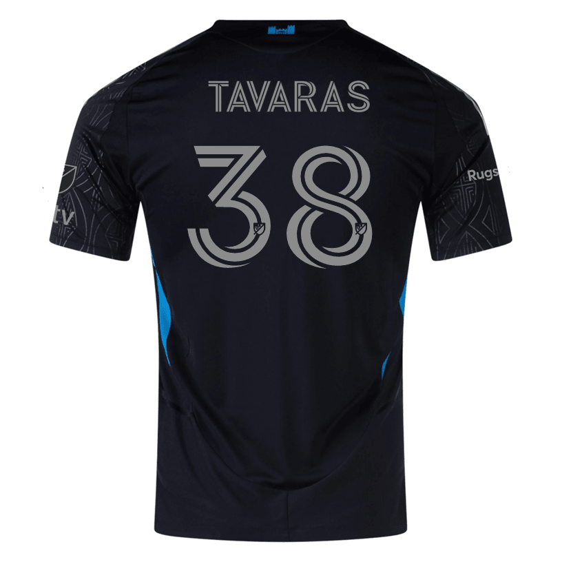 adidas Iuri Tavares Charlotte FC Authentic Away Jersey 25/26 (Black) | SoccerWearhouse