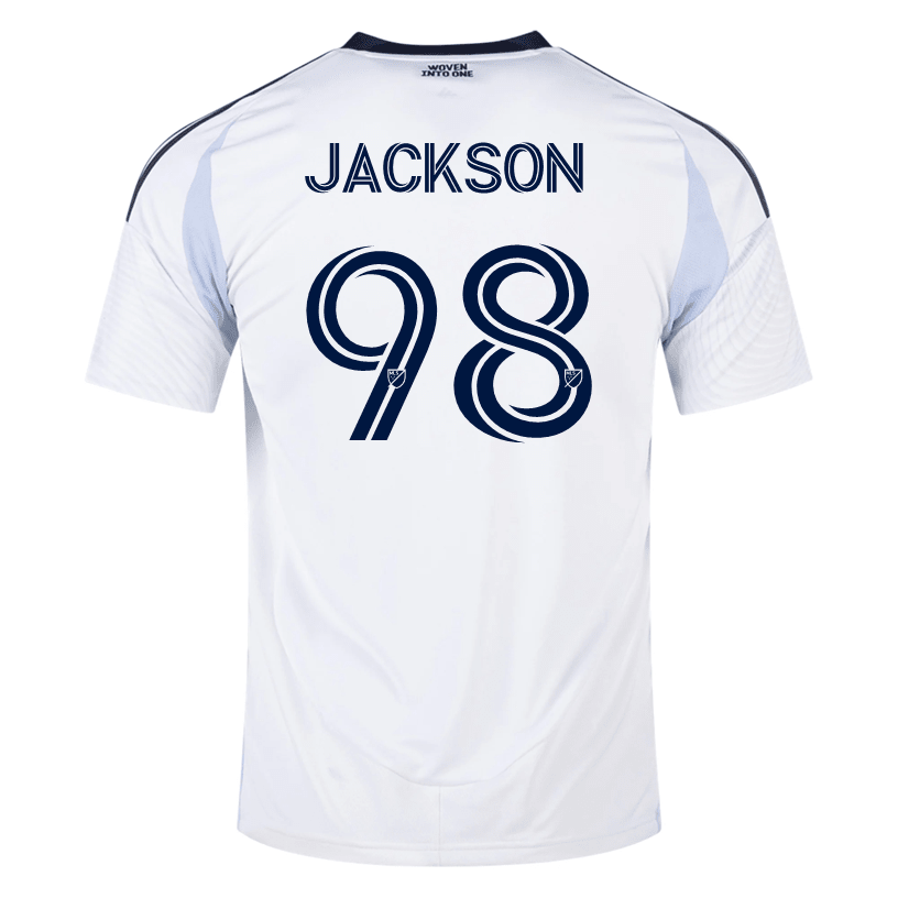 adidas Jacob Jackson San Diego FC Away Jersey 25/26 (White) | SoccerWearhouse