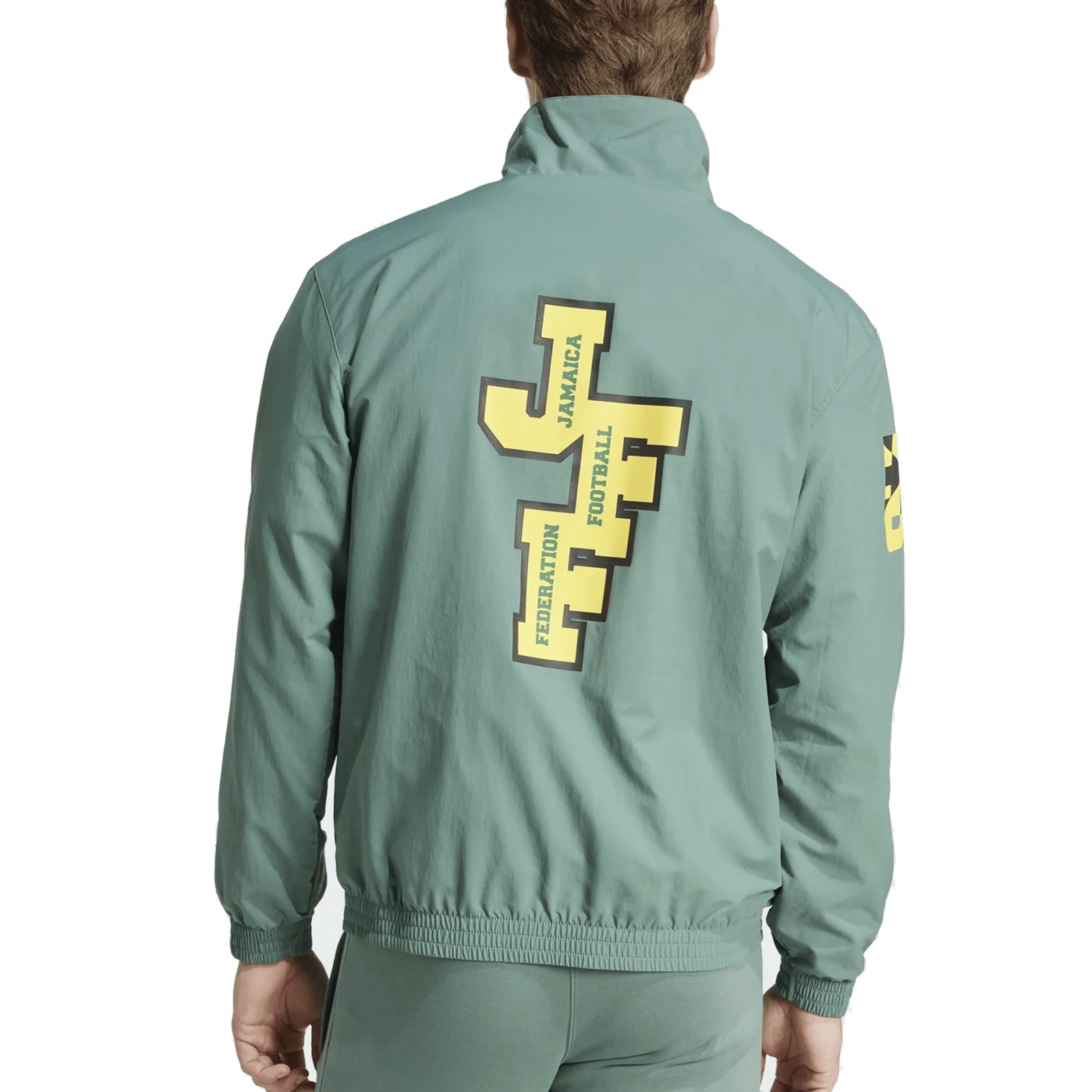 adidas Jamaica Track Top Jacket 25/26 (Green/Yellow) | SoccerWearhouse