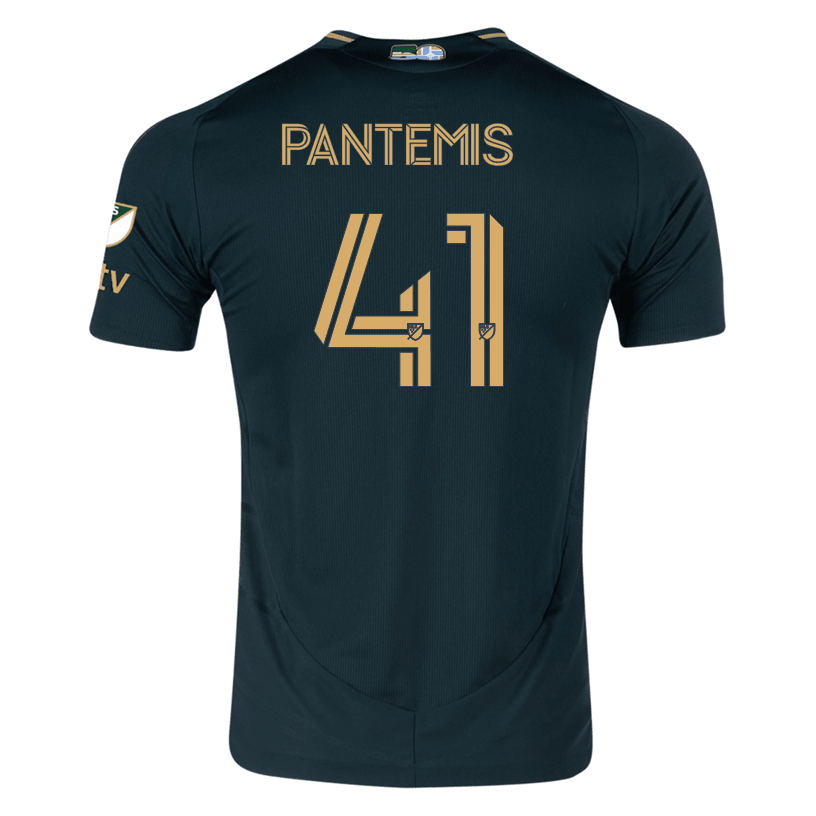 adidas James Pantemis Portland Timbers Authentic Home Jersey w/ MLS & Apple Patch 25/26 (Green/Gold) | SoccerWearhouse