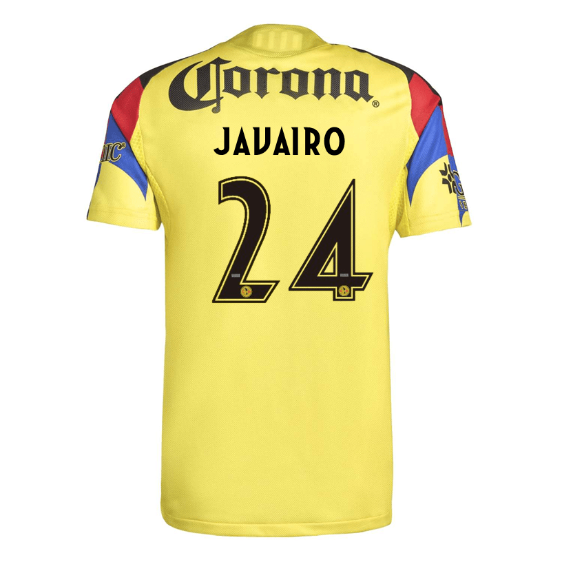 adidas Javairo Men's Club America 25/26 Authentic Home Jersey (Yellow) | SoccerWearhouse